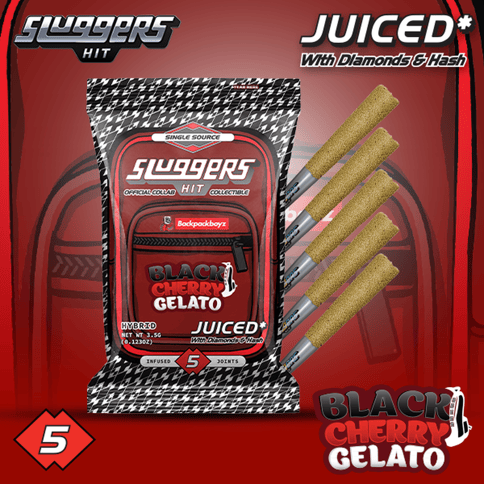 KB - SLUGGERS - INFUSED PREROLL MULTIPACK - BLACK CHERRY GELATO - 3.5G