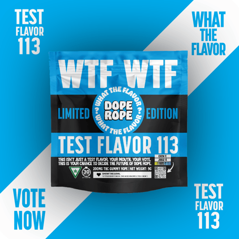Gummy Demarco WTF Test Flavor 113 Dope Rope Gummies 200mg