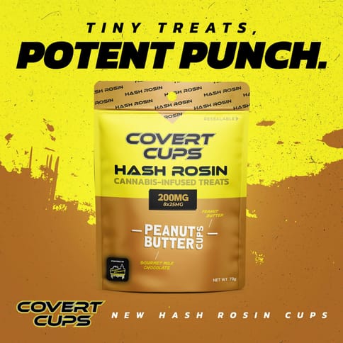 Covert Cups - 200MG Hash Rosin  - Peanut Butter