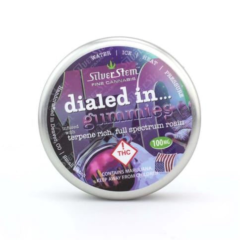 Dialed In Limited Rosin Gummies | Chopped Up Cherries 100mg Rec