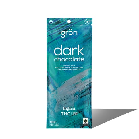 Dark Chocolate Bar 100mg (Gron)