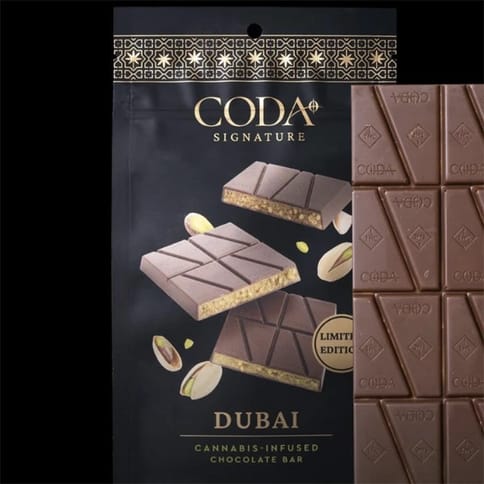 Coda Signature Chocolate | Milk Dubai Bar 100mg Rec