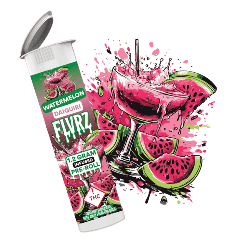 FLVRZ Infused Joint | FLVRZ Watermelon Daiquiri Infused Joint 1.2g Rec