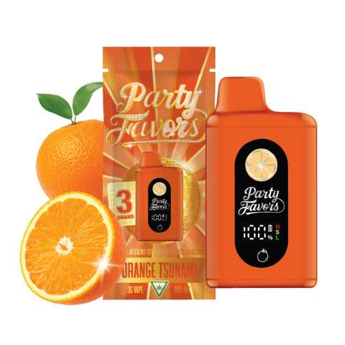 Orange Tsunami 3g AIO Disposable Vape Pen