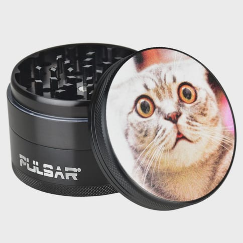 Pulsar 63mm 4pc Metal Grinder | Stoned Cat