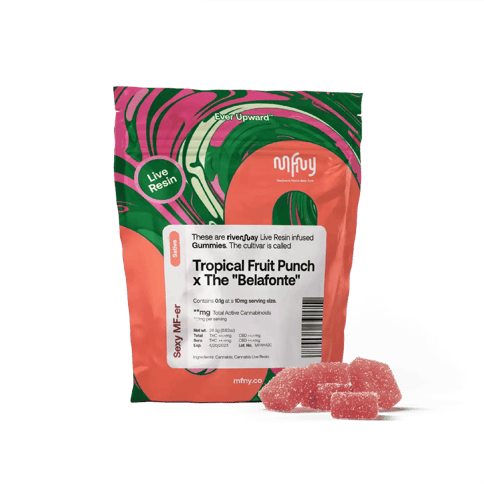 MFNY - Live Resin Gummies 10 pk - Tropical Fruit Punch x The Belafonte