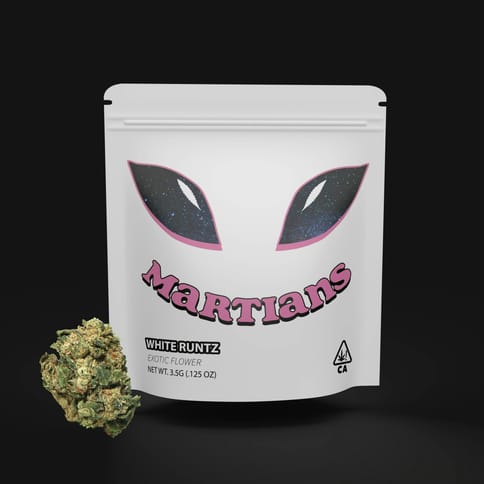 MARTIANS - SUNGROWN FLOWER - WHITE RUNTZ - 3.5G