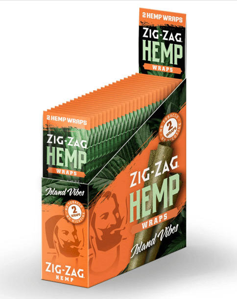 Zig Zag - Island Vibes - Hemp Wraps - 2pk