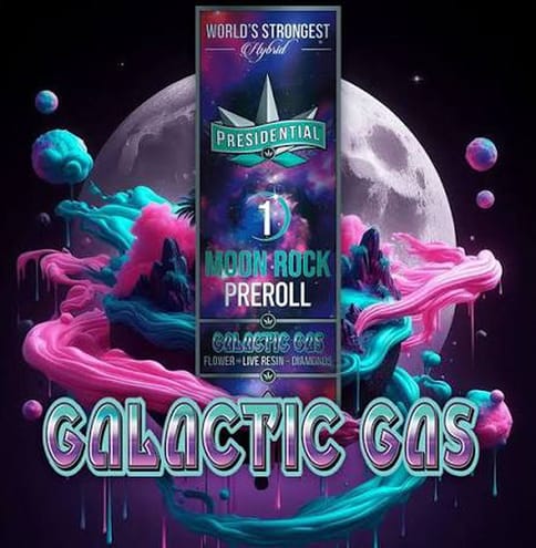 Presidential - 1g Moon Rock Preroll - Galactic Gas