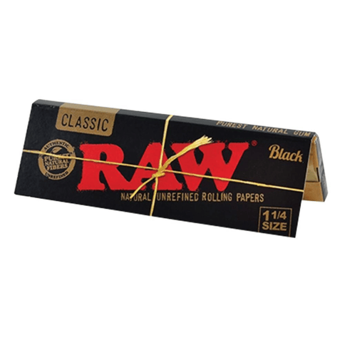 Raw Classic Black - 1 1/4" Rolling Papers 28096