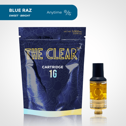 Blue Raz (H) The Clear 1G Cart