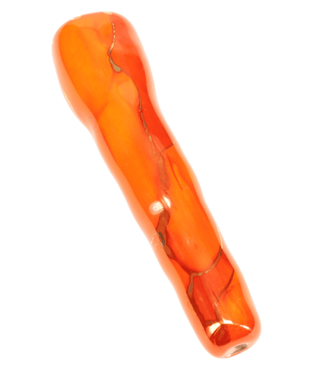 4" Ceramic Chunky Bat (Tangerine)