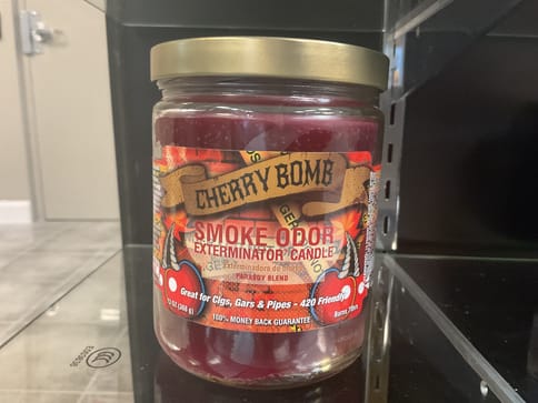 Cherry bomb candle