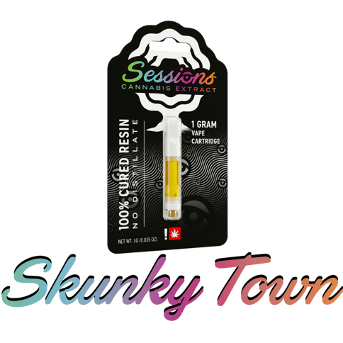 CURED RESIN CARTRIDGE | SKUNKY TOWN | HYBRID | 1 GRAM | 510 THREAD