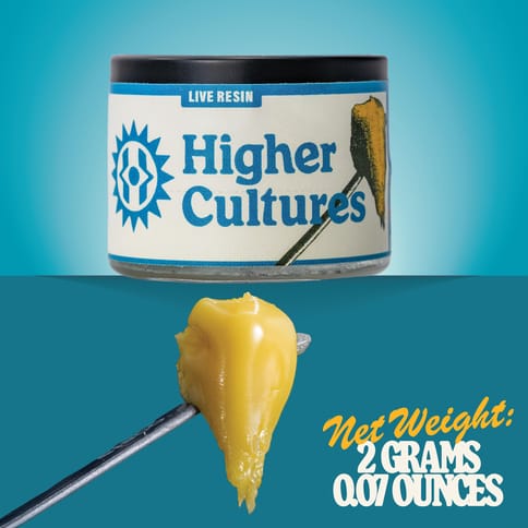 2g Dab | Higher Cultures Live Resin | - Blueberry Muffin (I)