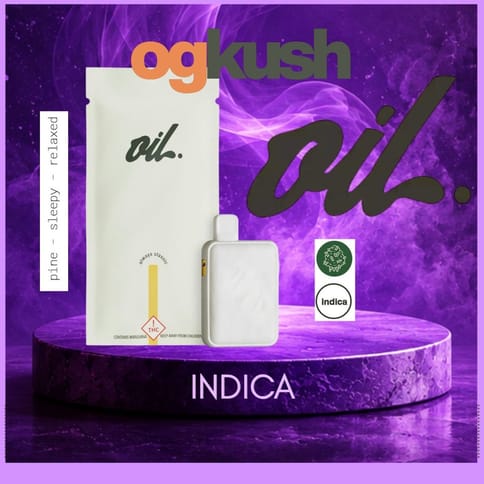 OG Kush 2g Oil Distillate All-in-One Vape by Oil by Craft | Golden Rookie