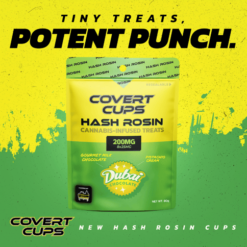 Dubai Chocolate - Covert Cups - Rosin 200mg - 8x25mg