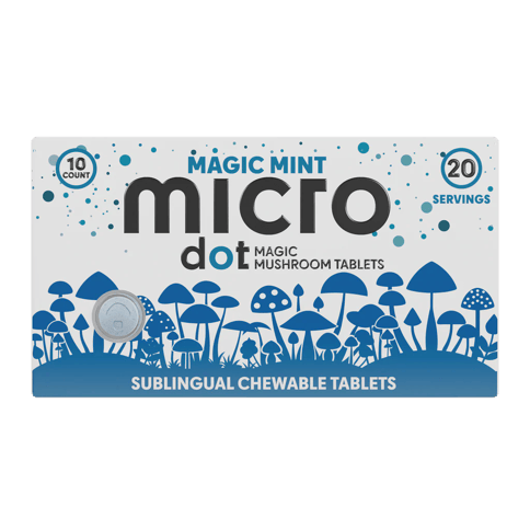 Micro Dot Mushroom - Magic Mint 10ct
