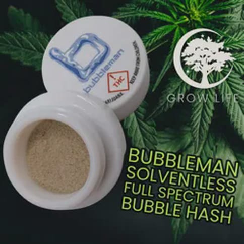 Bubbleman Full Spectrum Bubble Hash Pineapple Cake 1g (REC)