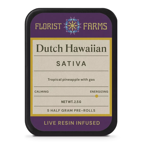 Dutch Hawaiian .5g Infused Pre-roll (5PK)