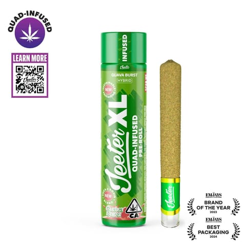 JEETER - INFUSED PREROLL - QUADS GUAVA BURST - 2G