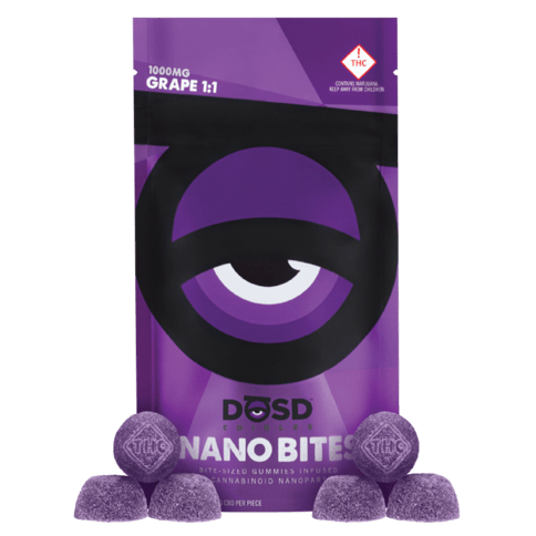 1000 MG NANO BITES GRAPE 1:1 INDICA