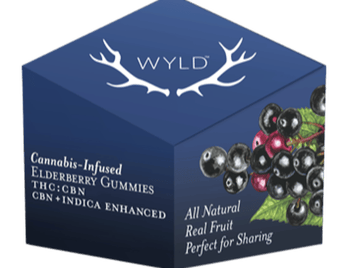 WYLD - CBN Gummies - Elderberry - 100mg THC:50mg CBN