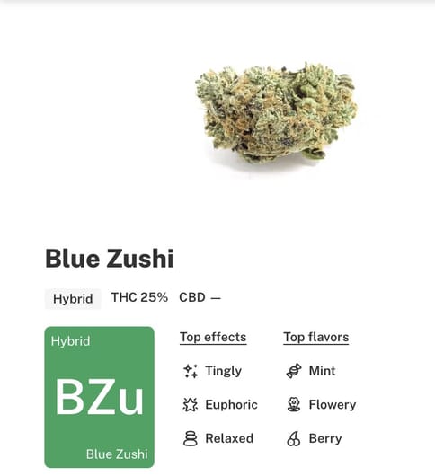 Bok Blue Zushi- Buds