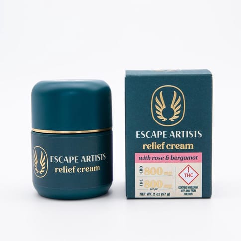 Escape Artist - Rose & Bergamot - Relief Cream (2000mg)