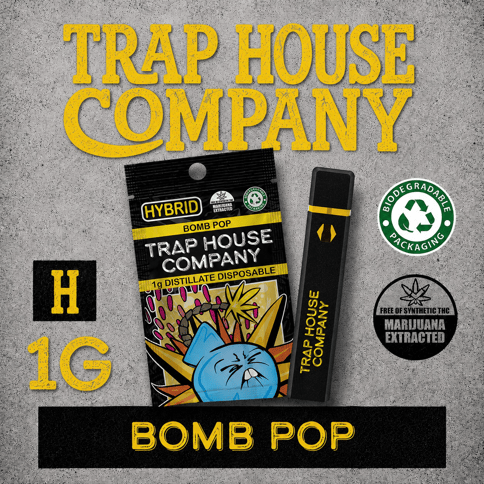 THC 1g Distillate Disposable - Bomb Pop