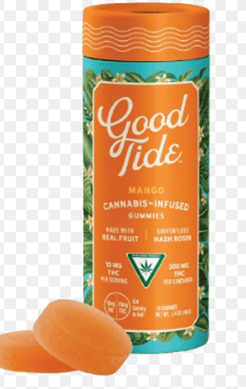 Good Tide | Mango | Gummies | Indica | 100mg | 10pk