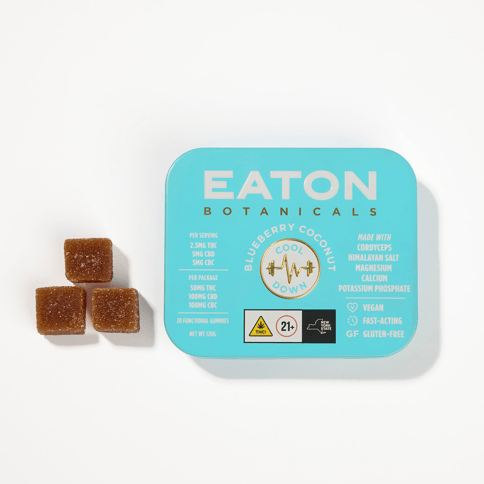 Eaton Botanicals - 2.5mG Gummy Cool Down (Blueberry Coconut)