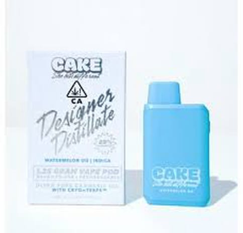 Cake | Watermelon OG (I) | 1.25g Designer Distillate Disposable Vape