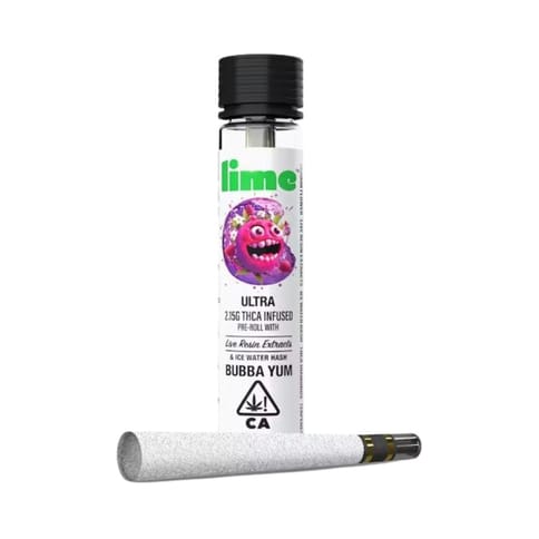 Lime | Bubba Yum | Ultra | 2.15g Infused Preroll
