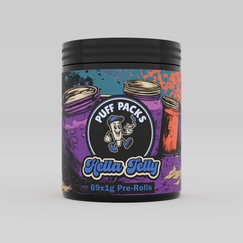 Hella Jelly | Puff Packs | 69 1g Pre Rolls | Vandalia Organics