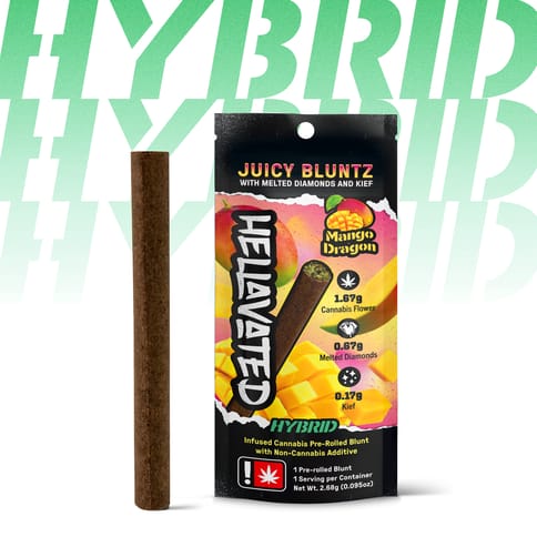 Hellavated Juicy Bluntz | Mango Dragon 2.68g