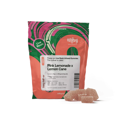 Pink Lemonade x Lemon Cane Live Resin Gummies