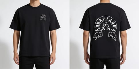 Black T-Shirt - | Medium
