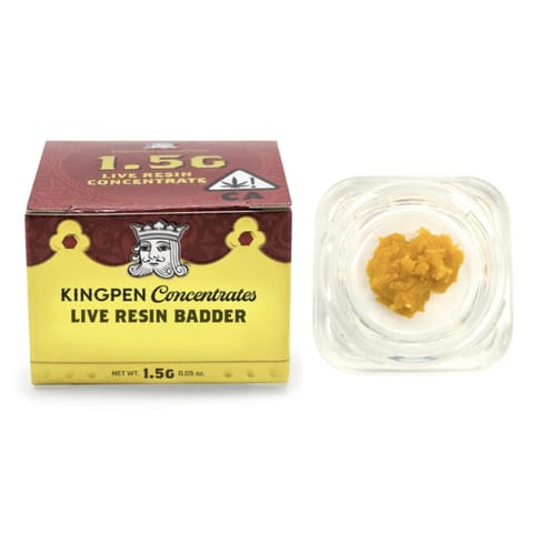 Kingpen | White Rhino | Live resin Badder | Indica | 1.5g