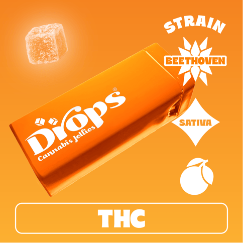 Drops | Orange | Creative | 100mg | 20PC | Gummies