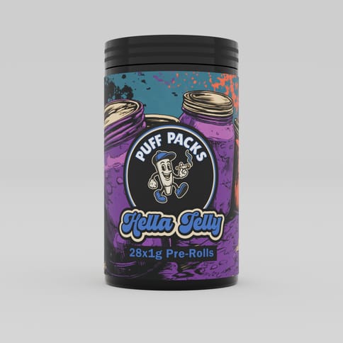 Hella Jelly | Puff Packs | (28) 1g Pre Rolls| Vandalia Organics |