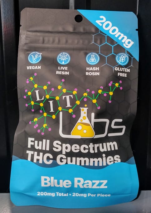 Lit Labs 200mg Blue Razz