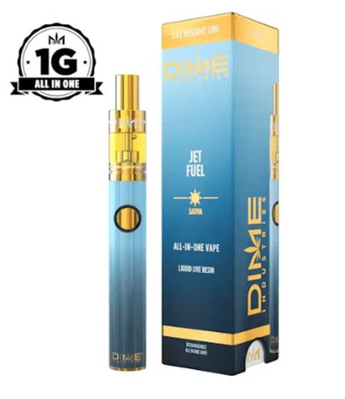 Dime Industries | Jet Fuel | Live Reserve All In One | Sativa | 1g
