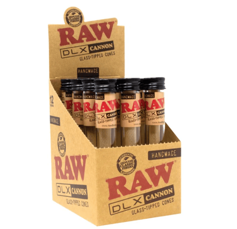 Raw DLX Handmade Glass Tipped Cannon