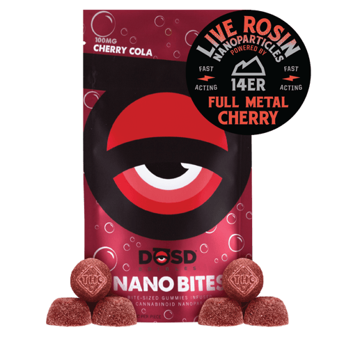 DOSD Rosin Nano Bites | Cherry Cola 100mg Rec