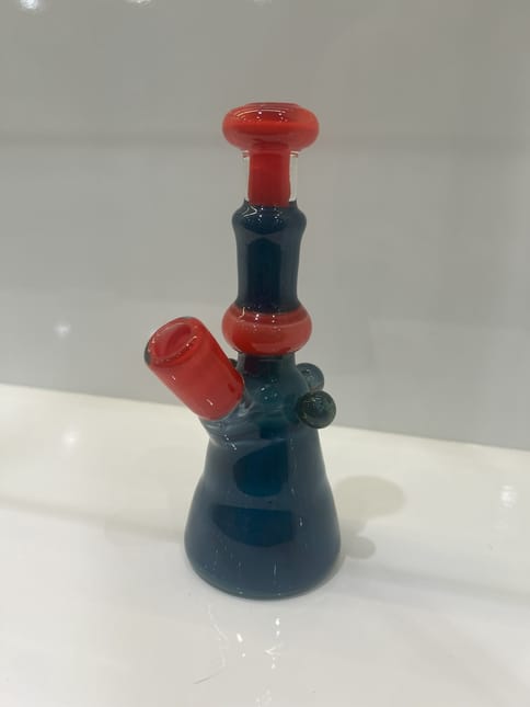 Chandler Lightfoot- Blue/Red Encalmo Tube w Marbles