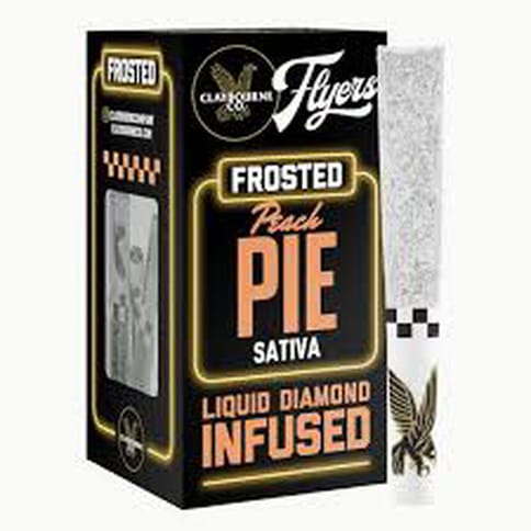 Claybourne Co. - Peach Pie - Flyers Frosted Infused .5g 5 Pack