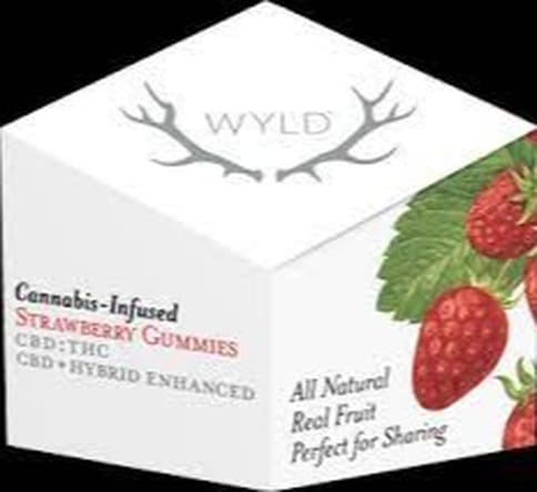 WYLD - CBD Gummies - Strawberry - 10mg THC: 200mg CBD