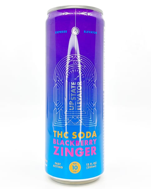 Blackberry Zinger, 10mg THC Soda