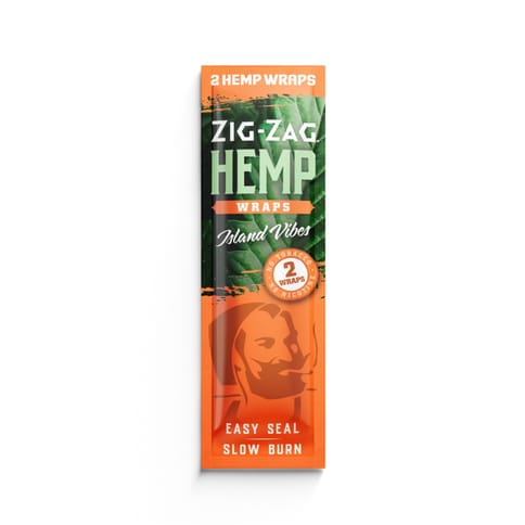 Zig Zag 25ct Hemp wraps Island Vibes 2pk